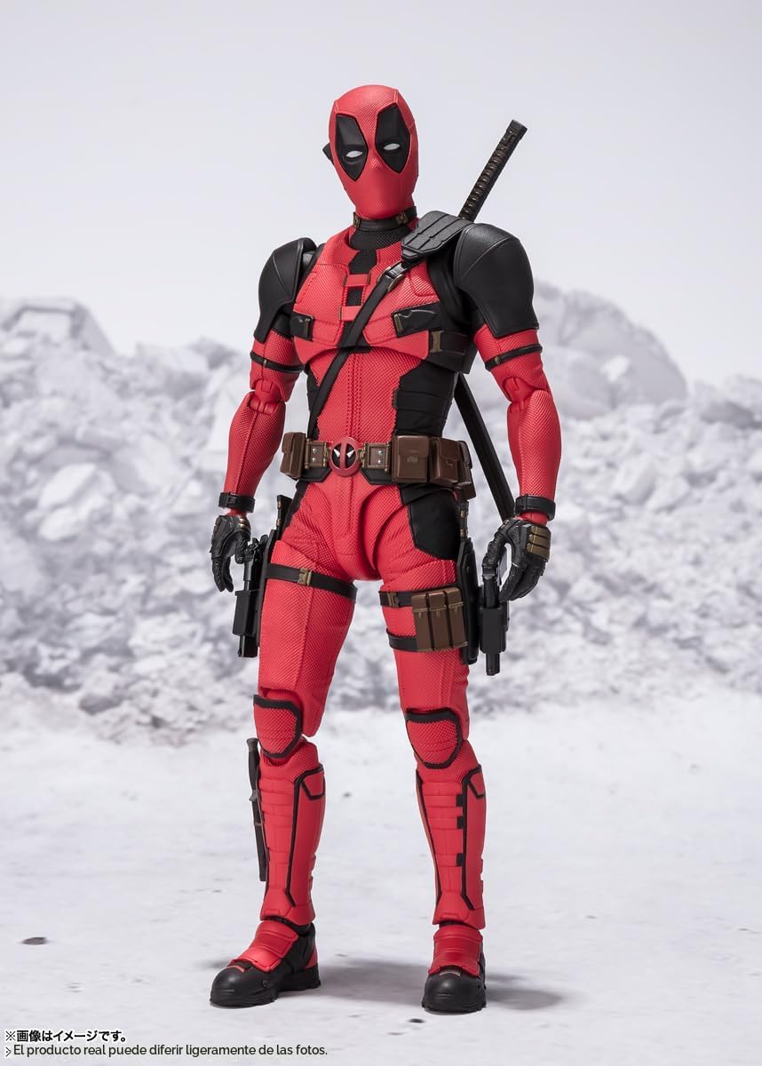TAMASHII NATIONS - Deadpool &amp; Wolverine - Deadpool, Figura de a...