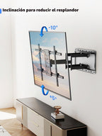 Suptek Soporte de pared resistente para televisores de 60 a 120 pulgadas