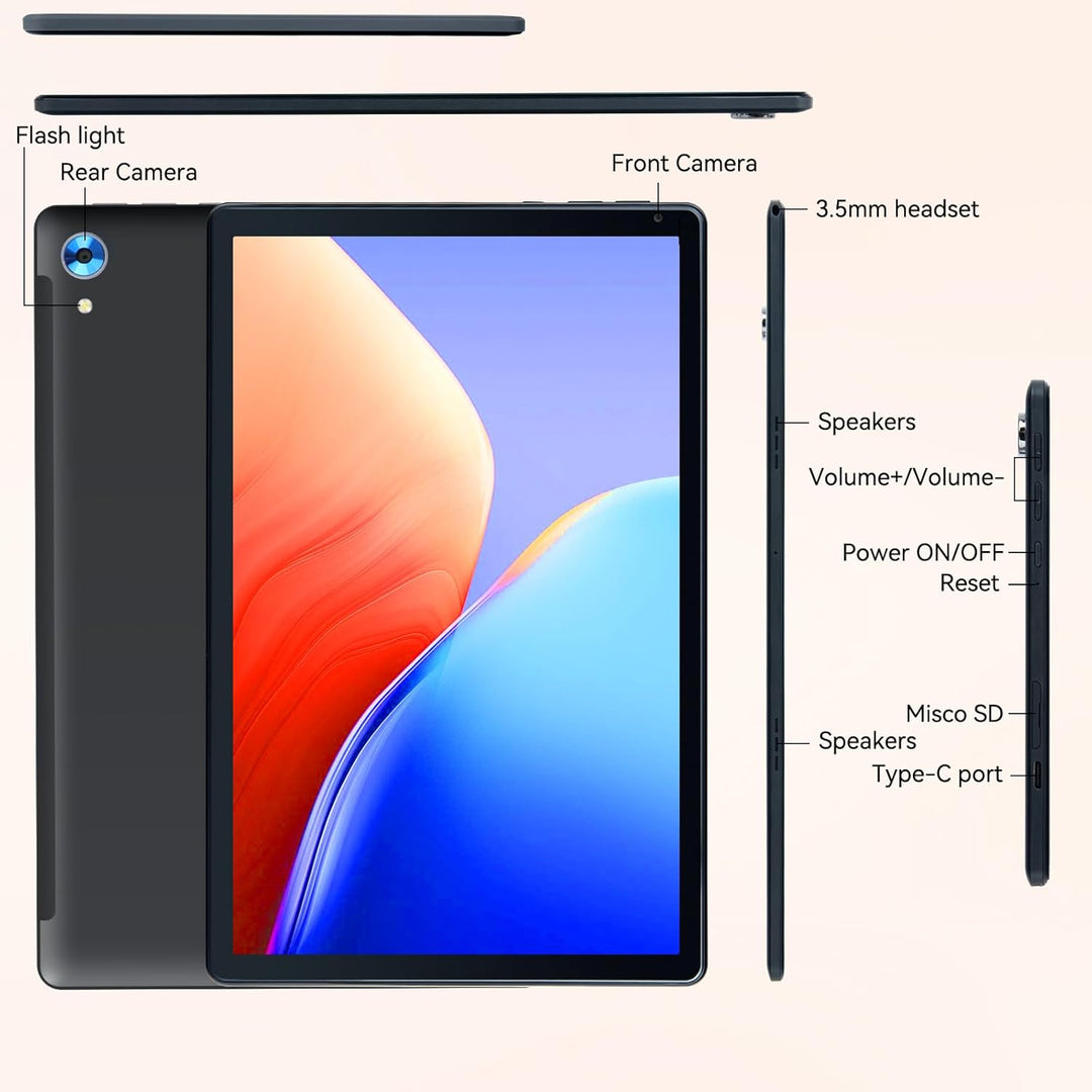 URAO Tableta tableta Android 15 de 101 pulgadas con