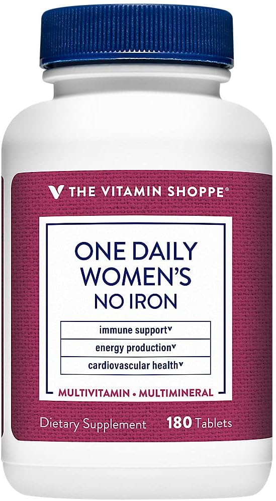 The Vitamin Shoppe Multivitamínico Once Daily para mujer sin hierro...