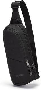 Pacsafe Vibe 150 - Paquete cruzado antirrobo de 2,2 litros, Negro azabache