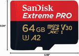 SanDisk - Tarjeta microSDXC Extreme PRO de 64 GB + adaptador SD + R...