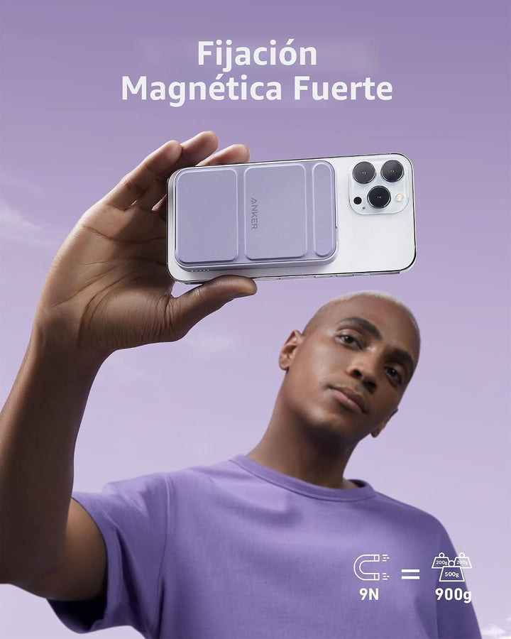 Anker - Batería magnética 622 (MagGo), cargador portátil inalámbric...