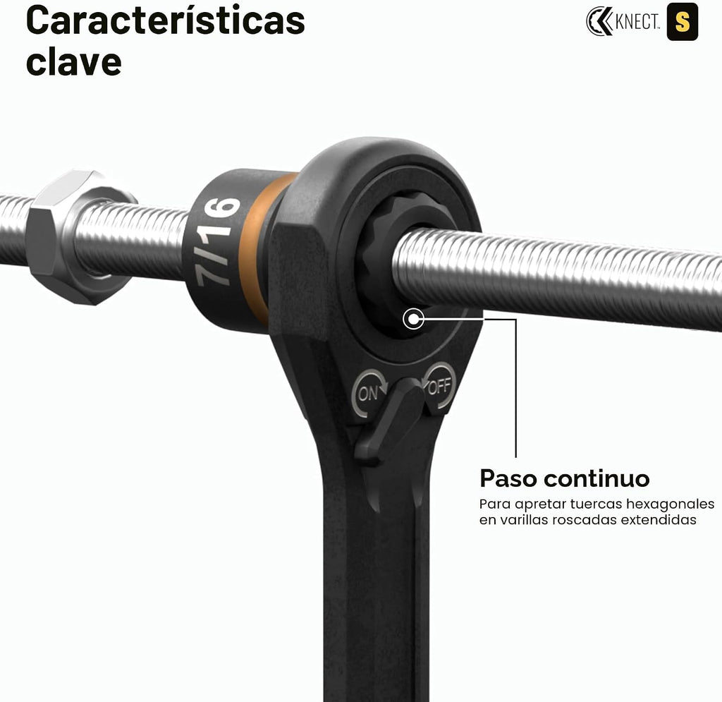 Klein Tools 65301KNECT Juego de llaves de impacto, KNECT (S) Juego de herramientas SAE de paso y zócalo abatible, adaptador de destornillador de impacto, organización de herramientas MODbox