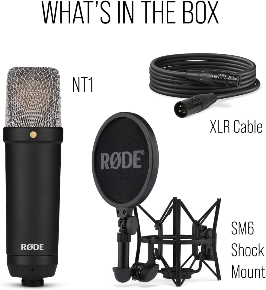 RØDE NT1 Signature Series Micrófono condensador de gran diafragma c...