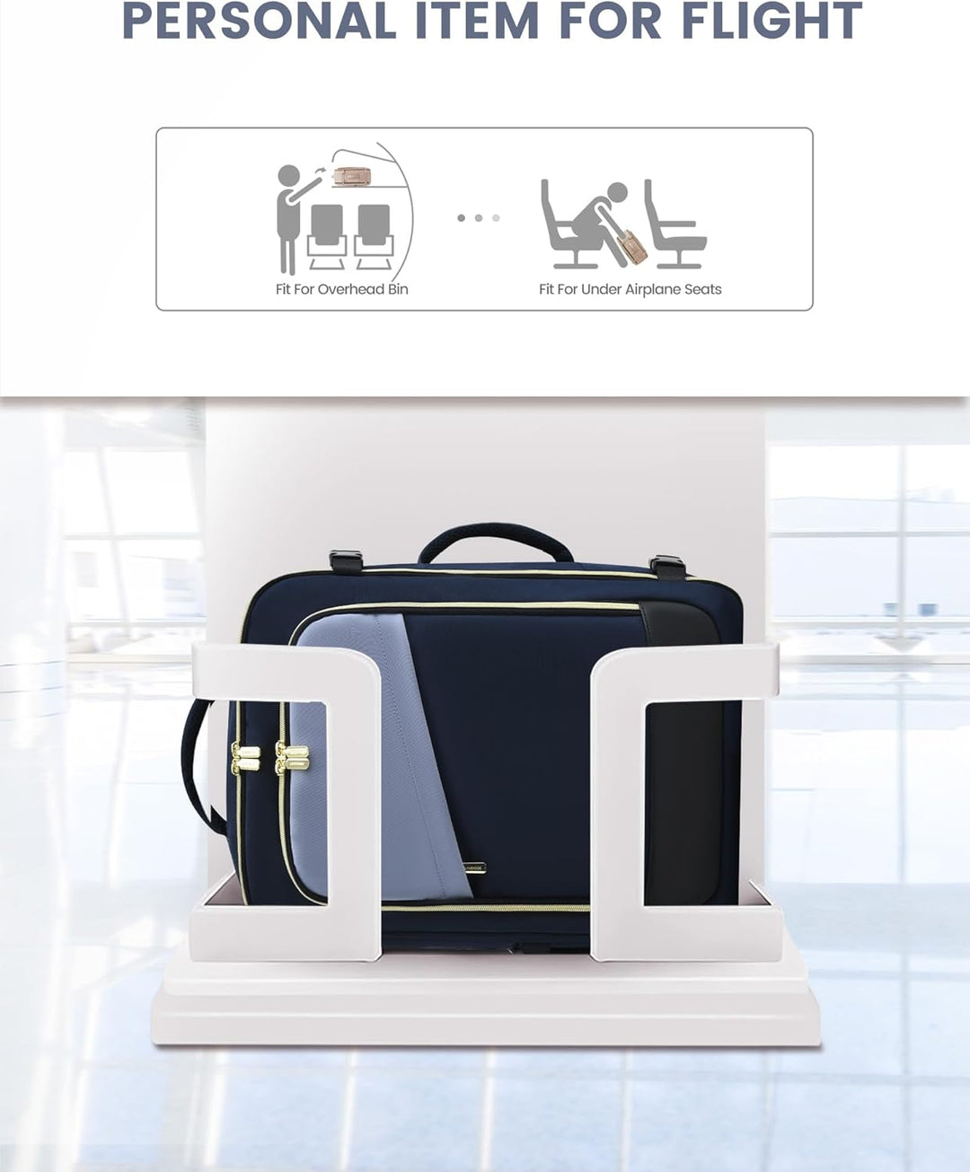 LOVEVOOK: Mochila de viaje para mujer, mochila de 40L para llevar e...