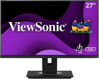 ViewSonic VG2748A Monitor ergonómico IPS 1080p de 27 pulgadas con b...