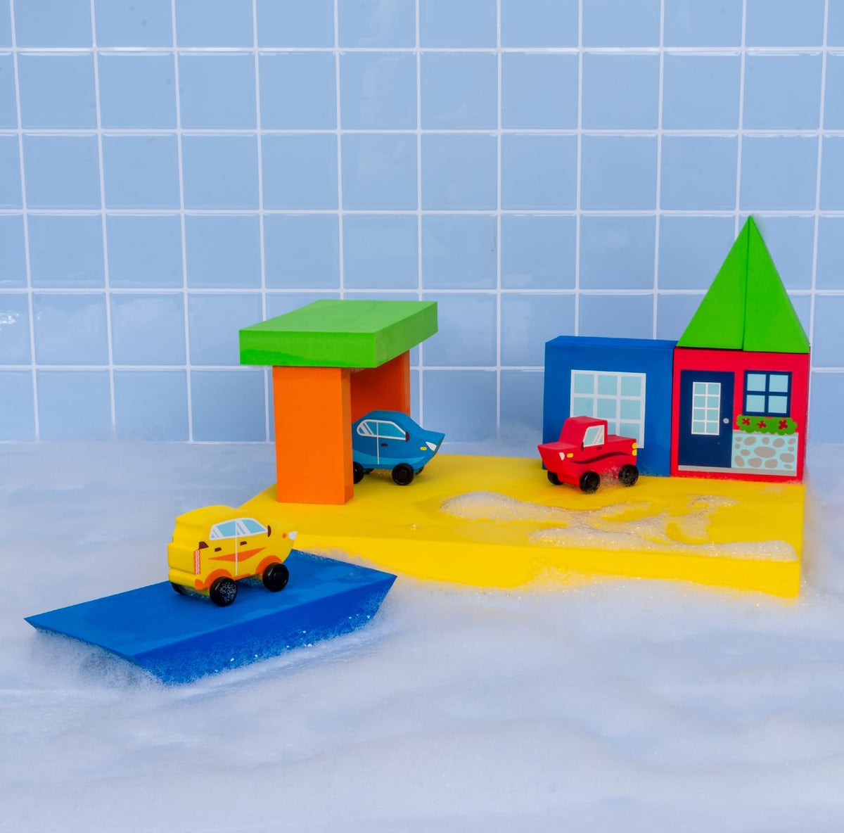 Juego de autos flotantes BathBlocks 22097
