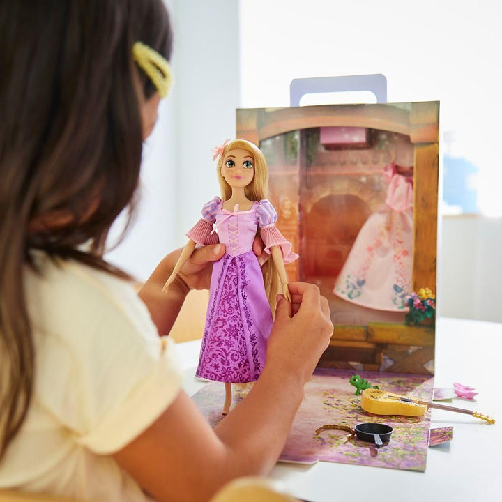 Disney Store Muñeca oficial de Rapunzel Story, de 11 pulgadas, incl...