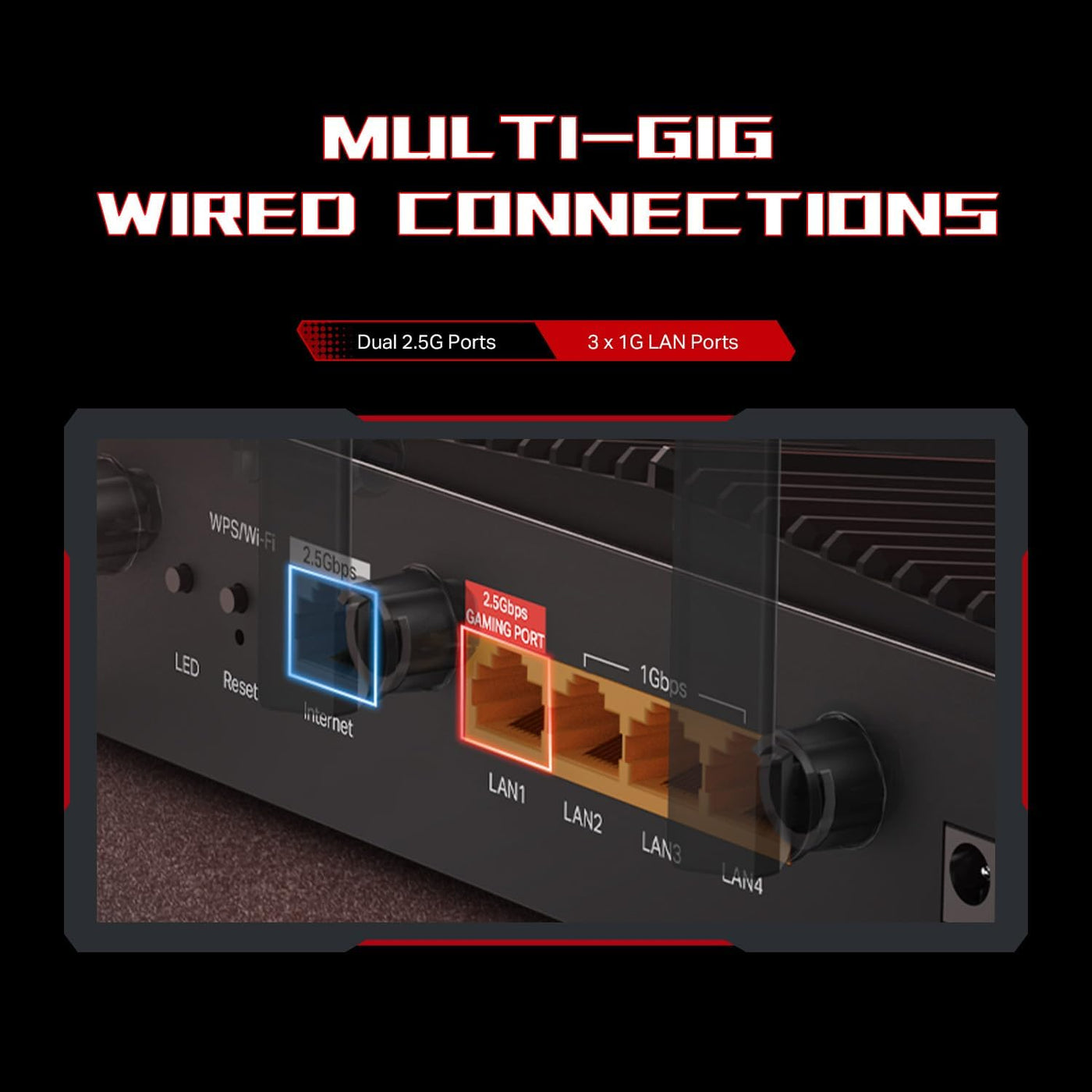 TP-Link Enrutador de juegos WiFi 7 de doble banda BE6500 Archer GE4...