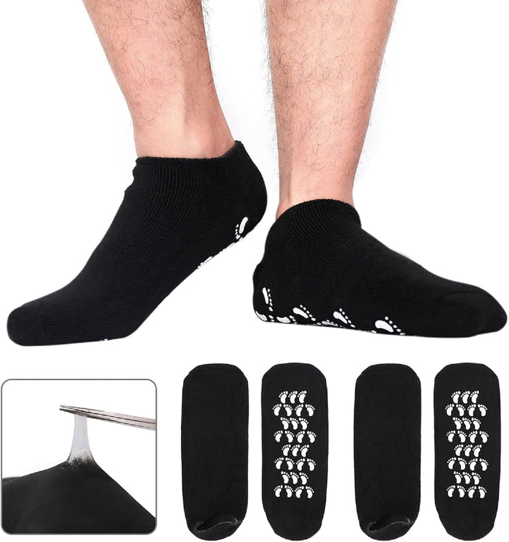 Codream Calcetines de gel hidratante para hombres grandes para piel...