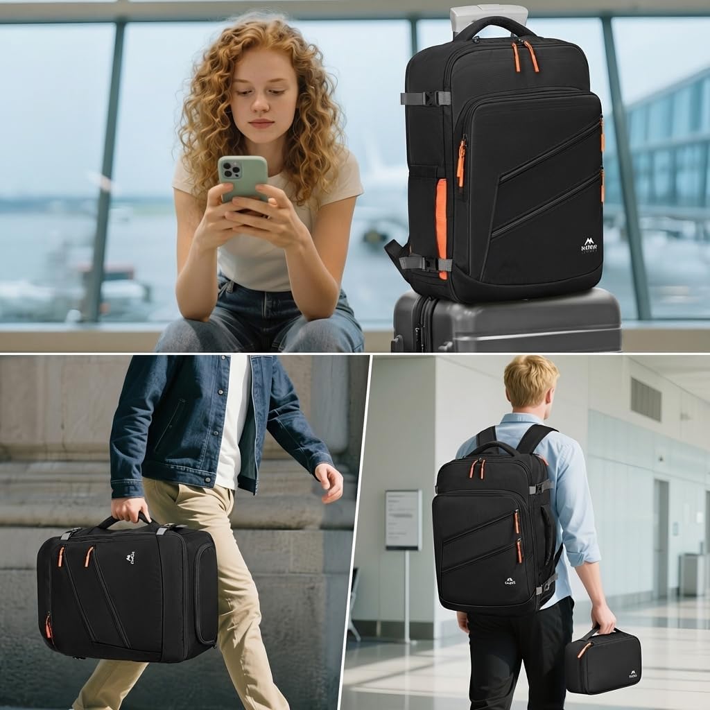 MATEIN Mochila para artículos personales con organizador técnico, N...