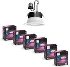 Philips Hue Retrofit - Iluminación empotrable inteligente de 4 pulgadas