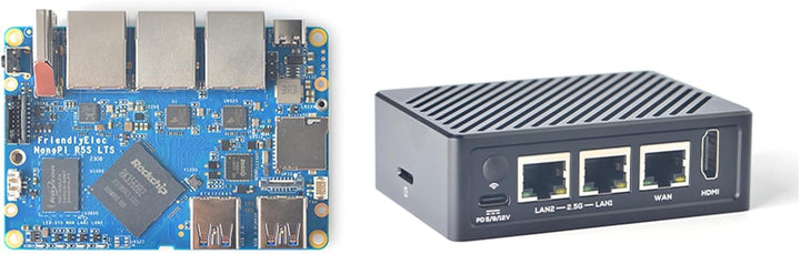 Nanopi R5S-LTS Mini Router OpenWrt, con Rockchip RK3568B2 LPDDR4X 4...