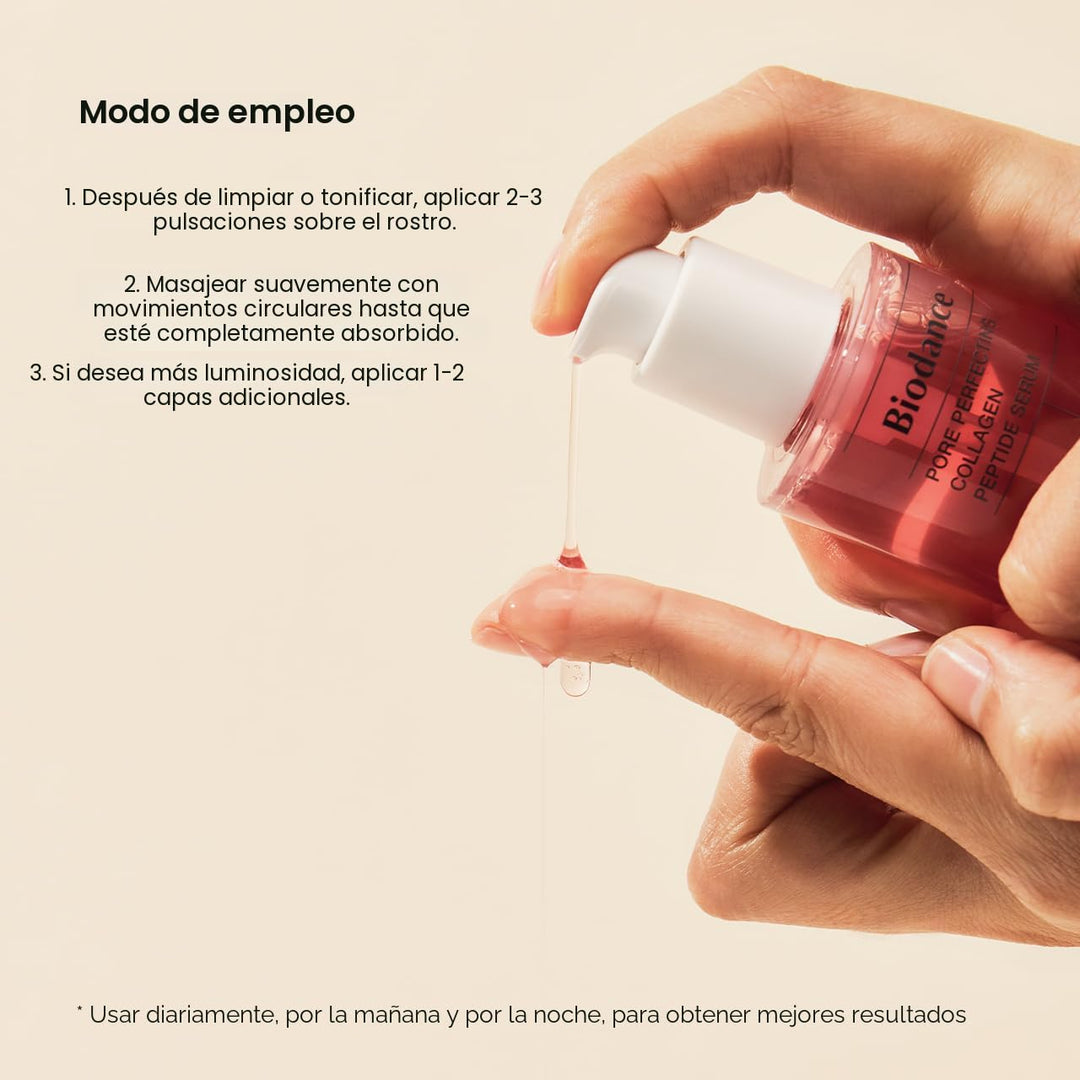 BIODANCE Suero péptido de colágeno perfeccionador de poros, reafirm...