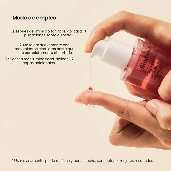 BIODANCE Suero péptido de colágeno perfeccionador de poros, reafirm...