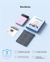 VEGER Cargador portátil de carga rápida de 22.5 W, banco de energía...