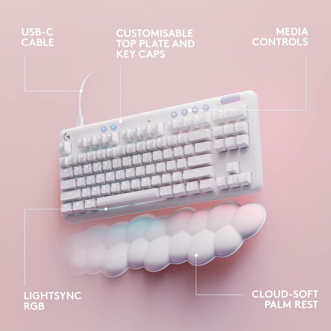 Logitech G - Teclado mecánico con cable G713 para juegos con ilumin...