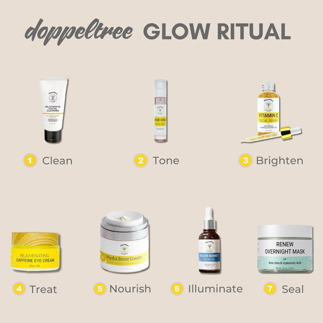 Doppeltree RENEW - Mascarilla facial nocturna con gel de aloe vera...