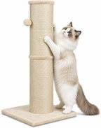 Poste rascador para gatos con poste de sisal de 5.5 pulgadas de