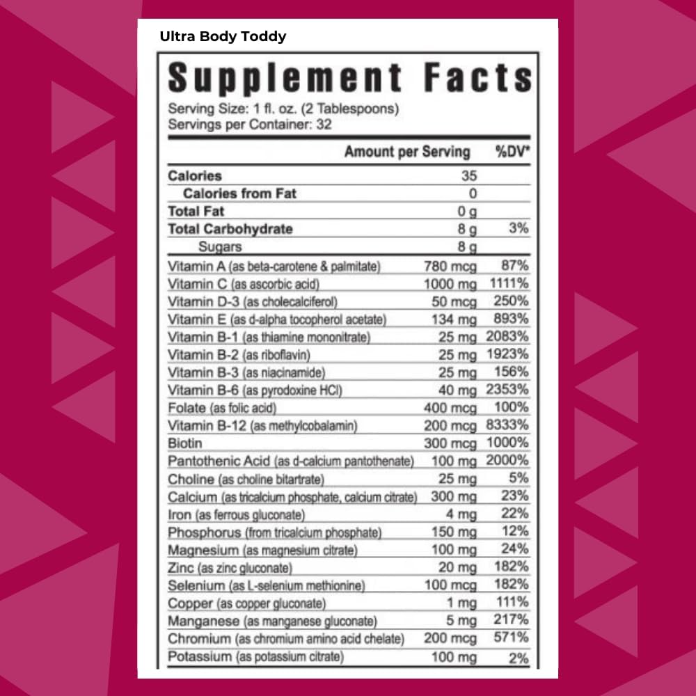 Youngevity Ultra Body Toddy - Suplemento mineral multivitamínico de...