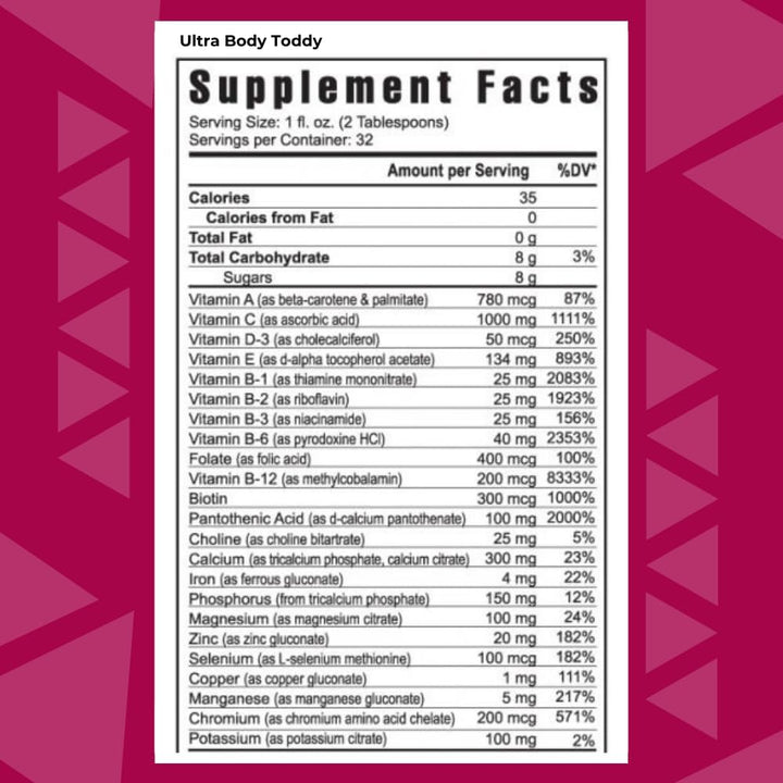 Youngevity Ultra Body Toddy - Suplemento mineral multivitamínico de...