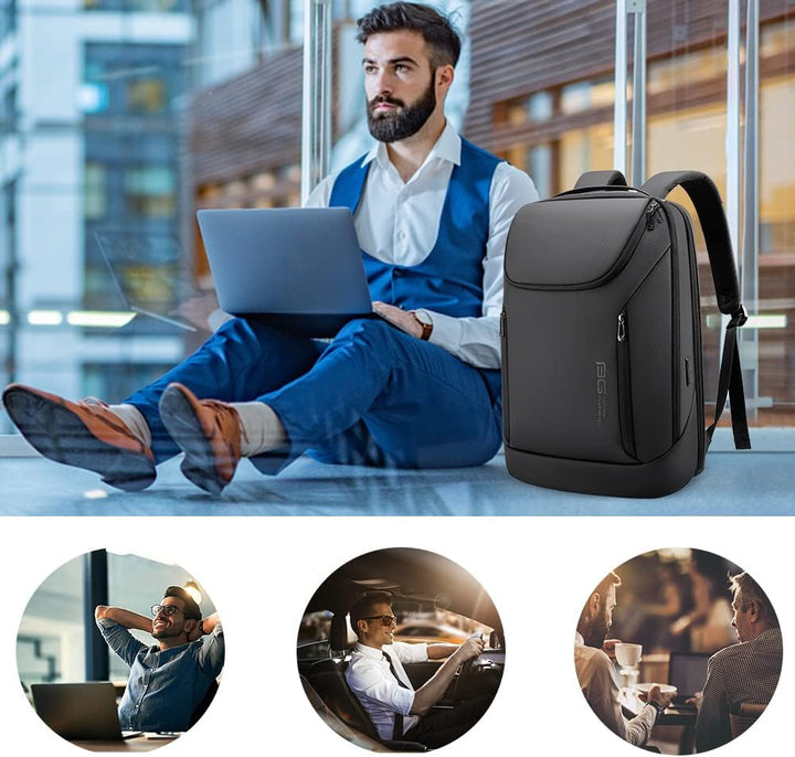 BANGE Mochila inteligente de negocios, impermeable, para laptop de...