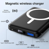 AOGUERBE Cargador Portátil para Mag-Safe, Banco de Energía Magnétic...