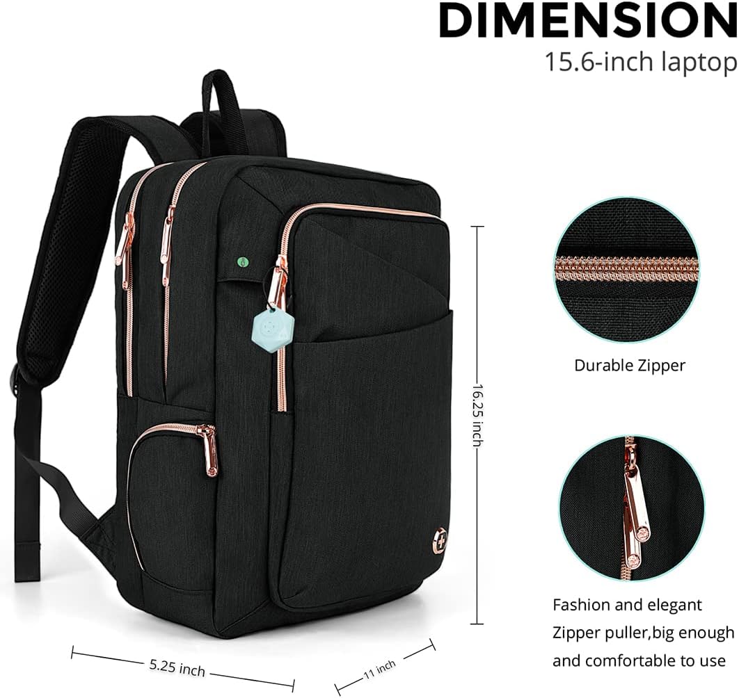 Swissdigital Mochila para computadora portátil de negocios de diseñ...