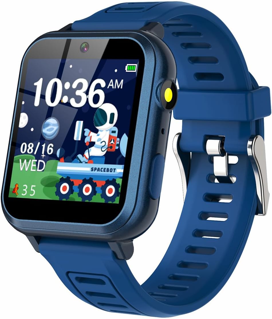 Reloj inteligente para niños con 39 juegos de rompecabezas HD pantalla