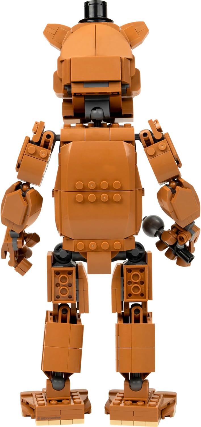 BLDR Five Nights at Freddy's™ Freddy Fazbear - Figura articulada de 11 pulgadas con 571 piezas, 0306