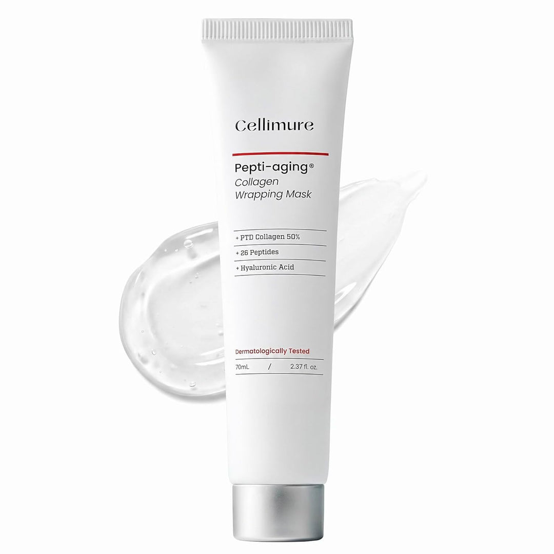 Cellimure Pepti-aging - Máscara de envoltura de gel de colágeno \u2...