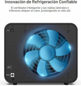 TERRAMASTER D4-320 Carcasa de Disco Duro Externo - 4 bahías USB 3.2...