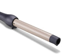 Bio Ionic GoldPro - Varita rizadora de 1 pulgada, azul, tecnología de calor por humedad y oro de 24 quilates, barril largo de cerámica con calor ajustable, rizador de pelo versátil para rizos de larga duración
