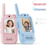 Walkie Talkies de video para niños paquete de 2 walkie