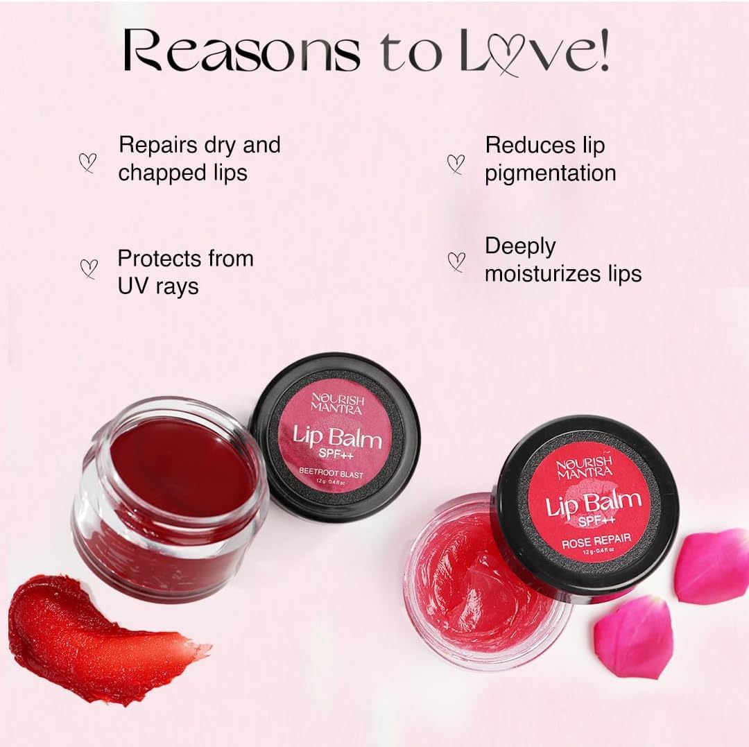Nourish Mantra Bálsamo labial de remolacha y rosa con SPF | Fabrica...