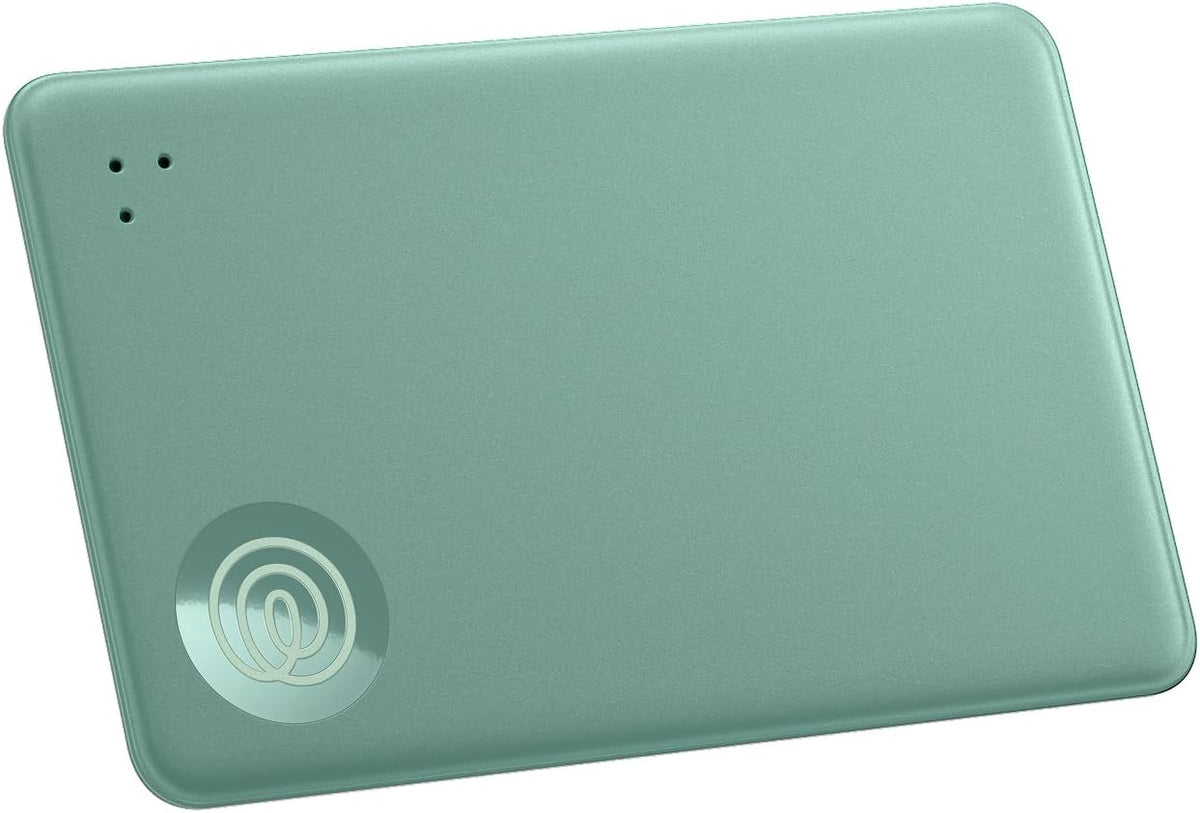 Life360 Tile Slim - Localizador de billetera, rastreador Bluetooth y localizador de objetos para etiquetas de equipaje, pasaportes y más. Compatible con iOS y Android. Localizador de teléfono. 1 unidad (Seaglass)