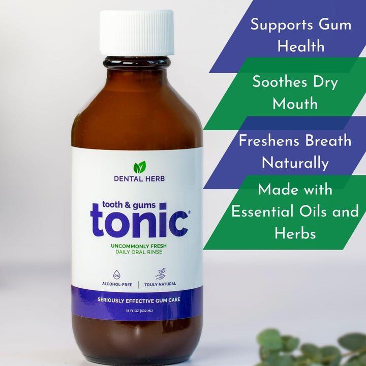 Dental Herb Company dientes y encías tónicas, botella de 18 oz