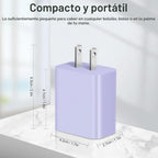 Paquete de 4 cargadores USB C, bloque de carga tipo C, cargador de pared de 20 W, para iPhone Air/17/17 Plus/17 Pro/17 Pro Max/16/16 Plus/16 Pro/16 Pro Max/15/15 Pro/15 Pro Max/14/13/12 Pro/Samsung