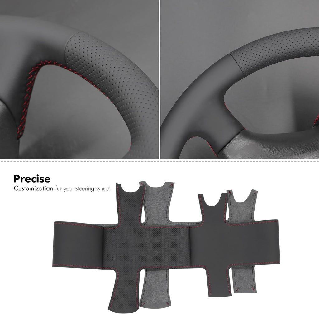 MEWANT Stitch On - Funda para volante de ajuste personalizado para Chevy