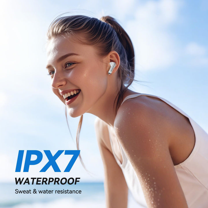 JYUESJKJ Auriculares inalámbricos, auriculares Bluetooth 5.4 estére...