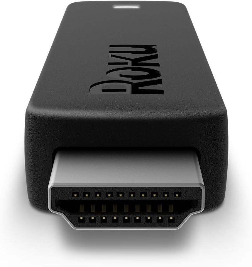 Roku Streaming Stick HD portátil (3600R), procesador de cuatro núcleos, Wi‑Fi de doble banda, apunta a cualquier lugar remoto, (certificado reacondicionado)
