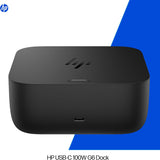 Base HP USB-C G6 de 100 W + un cable USB-C adicional incluido, dise...