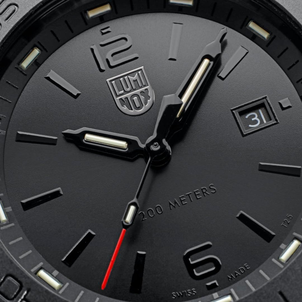 Luminox Pacific Diver 3121 Blackout - Reloj de buceo para hombre, 1.732 in