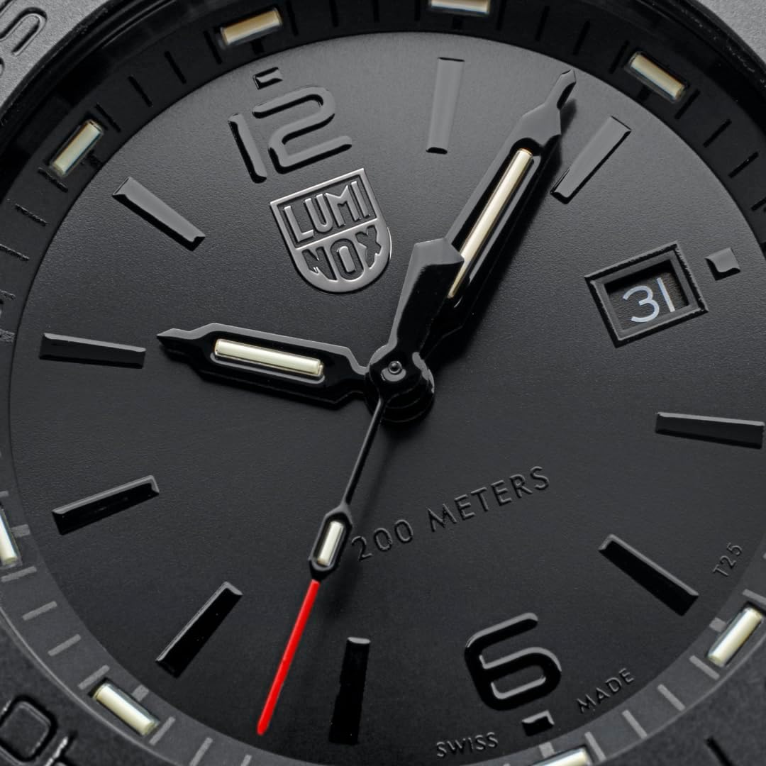 Luminox Pacific Diver 3121 Blackout - Reloj de buceo para hombre, 1.732 in