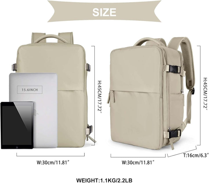 coowoz Mochila de mano para mujeres y hombres, mochila de viaje apr...