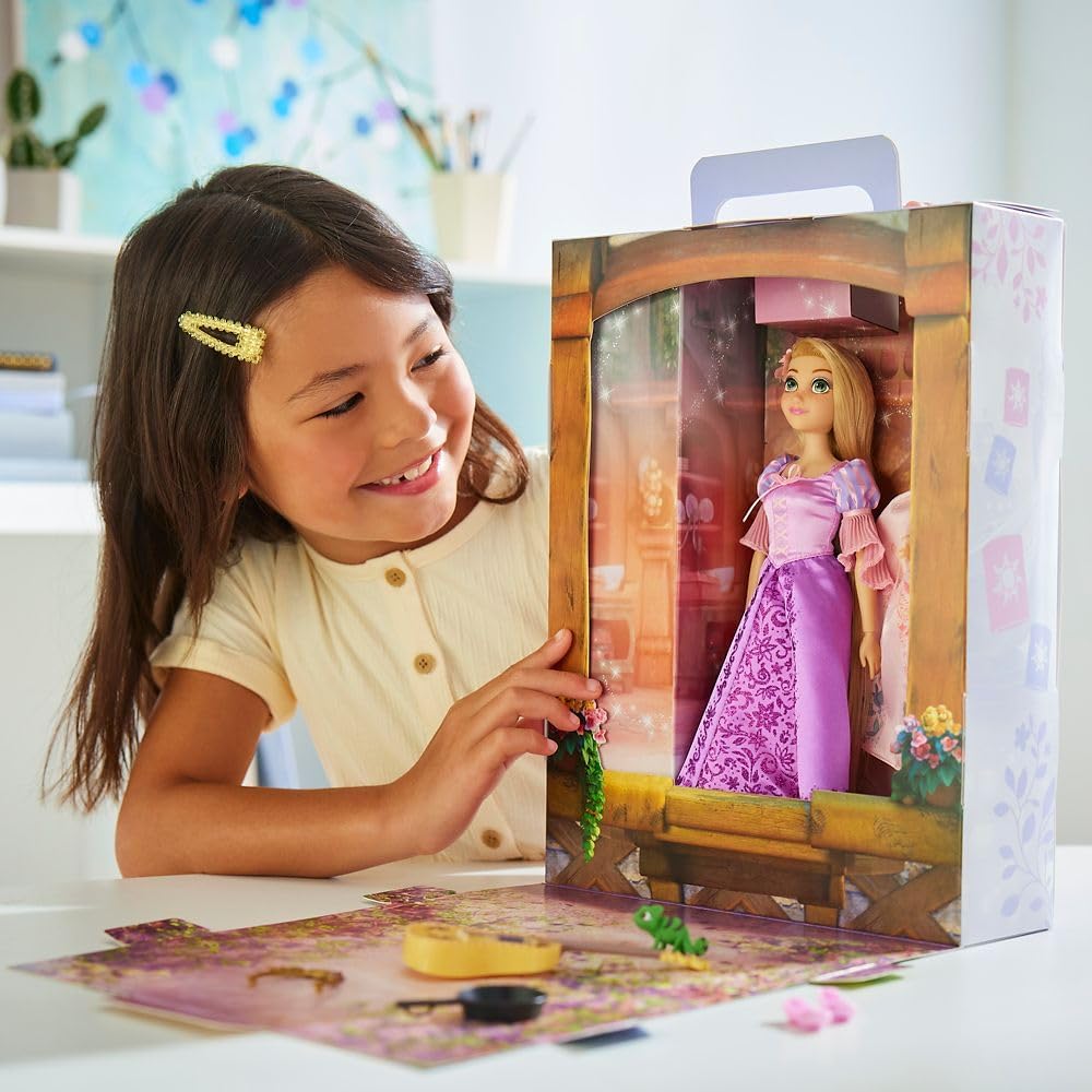 Disney Store Muñeca oficial de Rapunzel Story, de 11 pulgadas, incl...