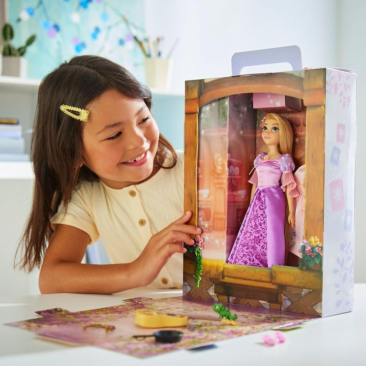 Disney Store Muñeca oficial de Rapunzel Story, de 11 pulgadas, incl...