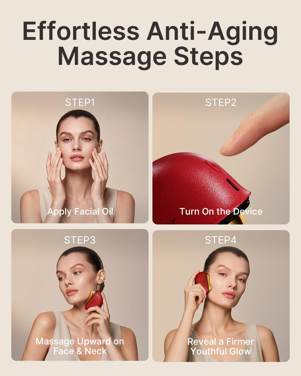 Nuevo kit de Gua Sha con calefacción eléctrica GS5 Pro