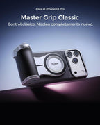 TELESIN Kit de agarre maestro para iPhone 18 Pro, agarre de cámara estilo